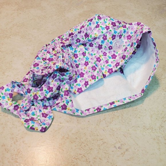 3 Scrub Cap Hat With Buttons - Picture 4 of 4